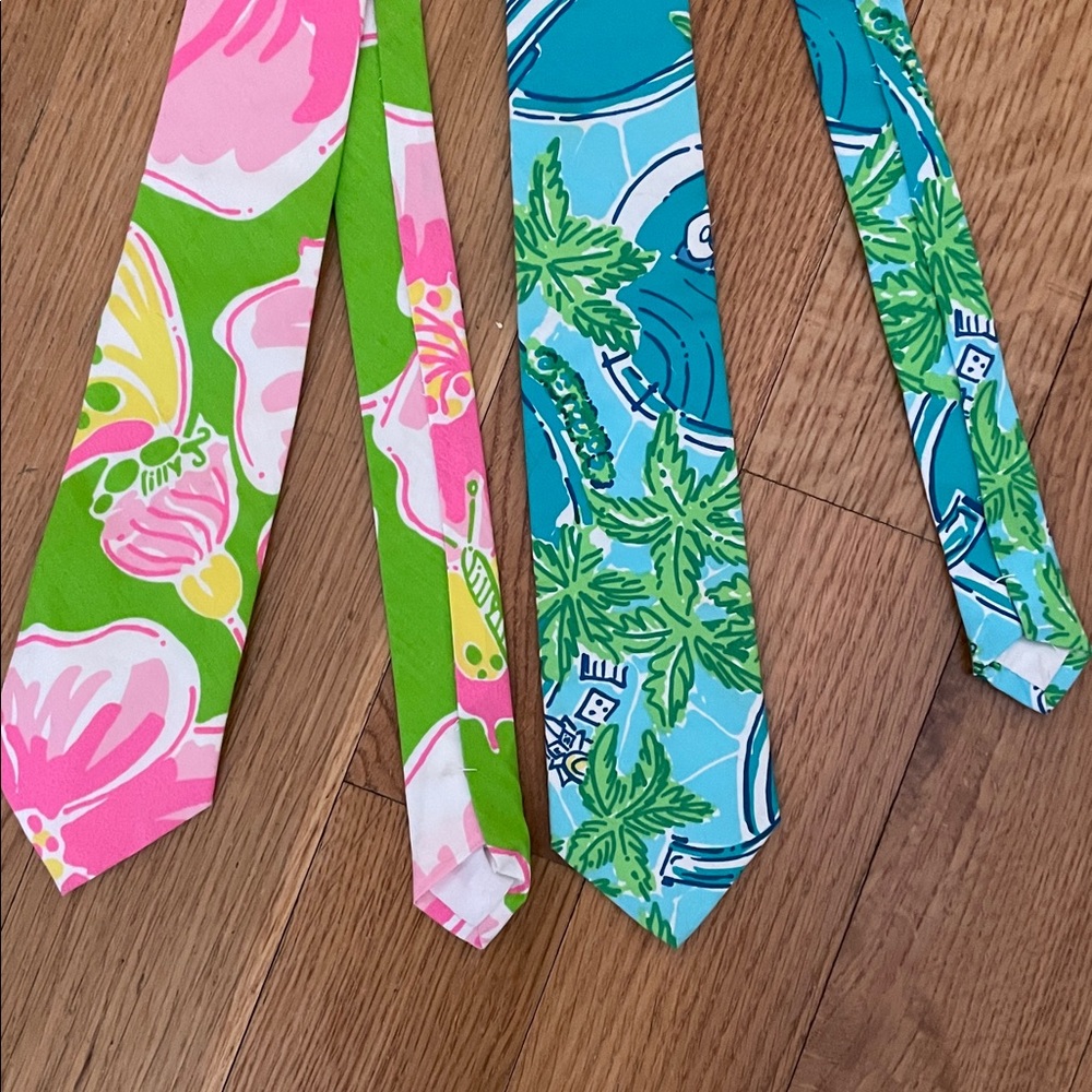 Lilly Pulitzer Boy’s/Teen’s  Pink and Blue Ties